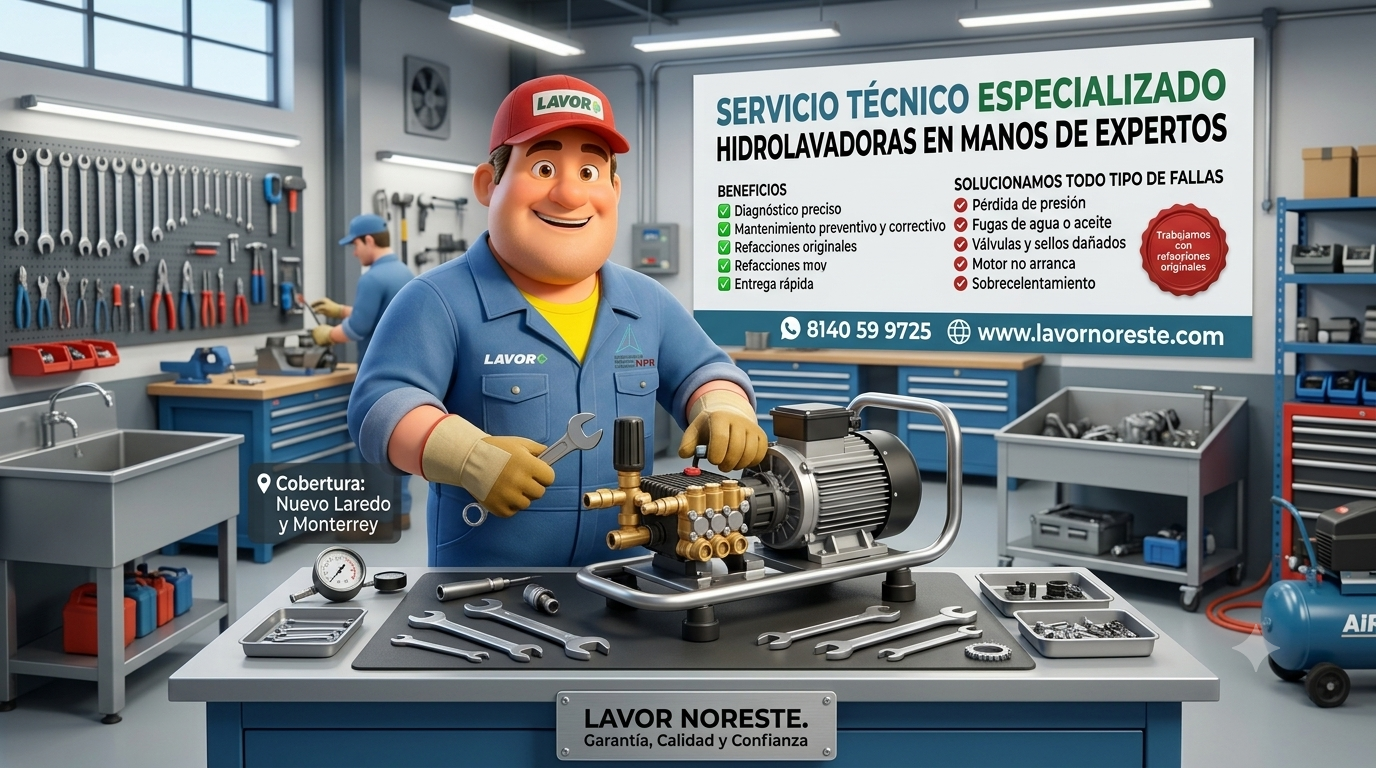 Servicio técnico especializado en hidrolavadoras LAVOR